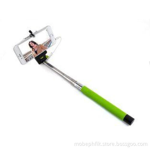 SGS / CE Wired Selfie Stick cell phone monopod 270 degrees